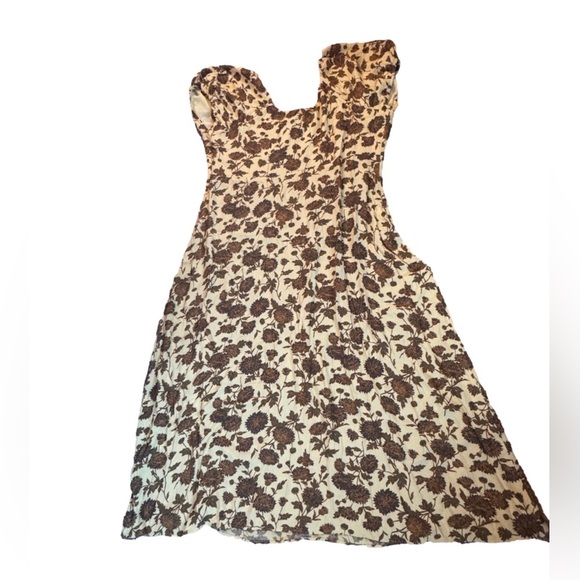 Treasure & Bond Mustard Floral Maxi Dress - Picture 6 of 7